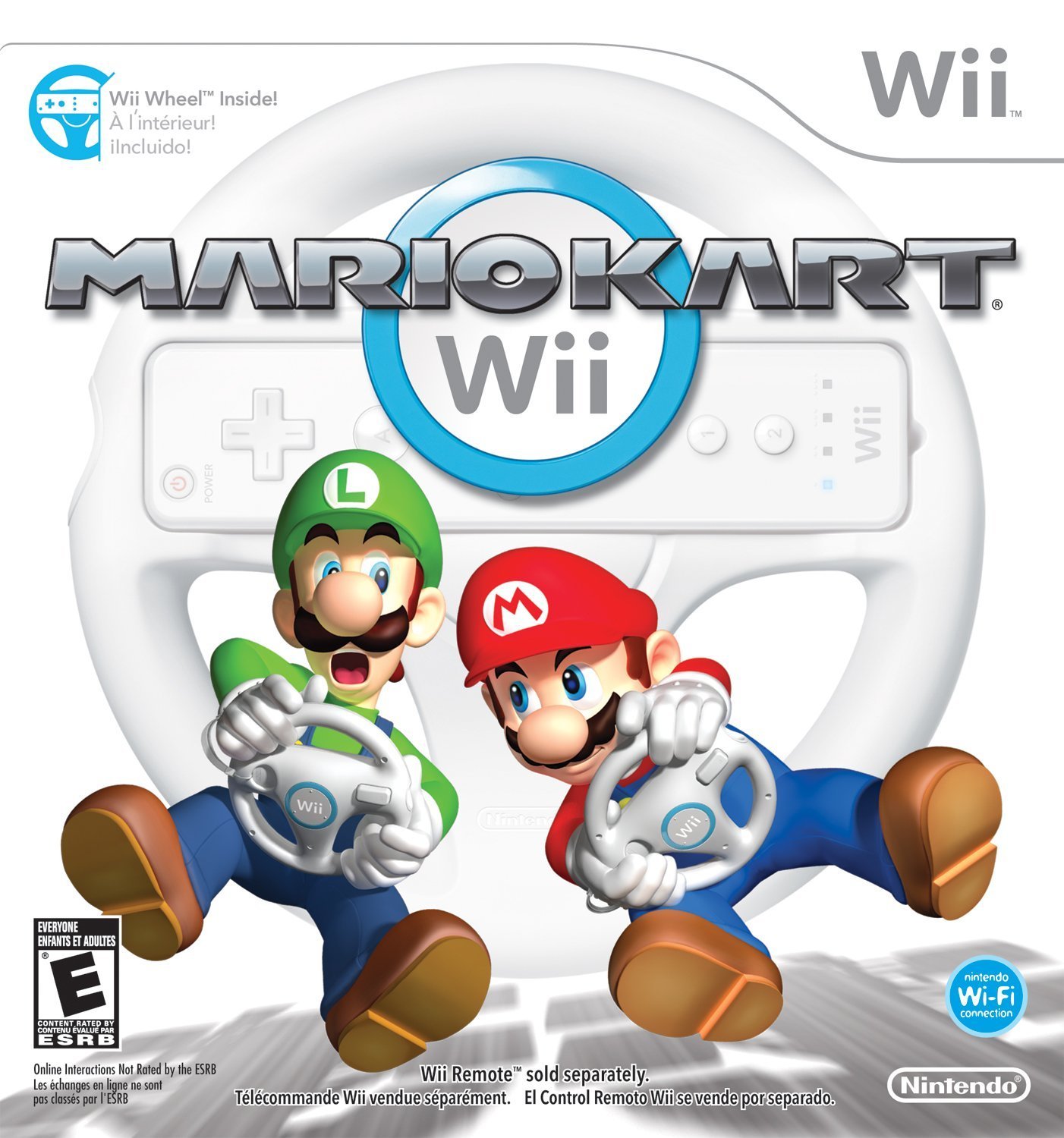 Mario Kart Wii box cover (2008)